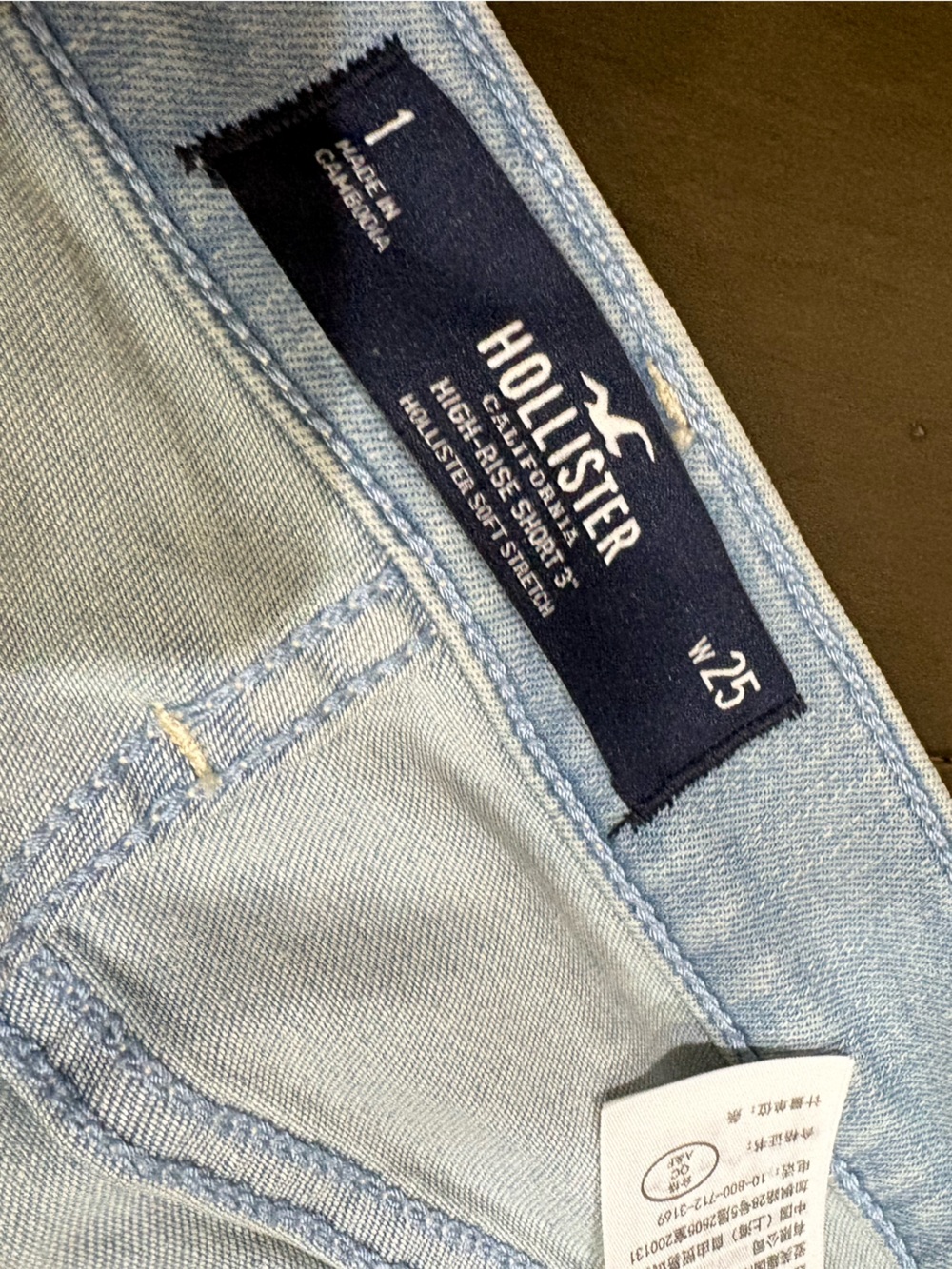 Hollister High-Rise Shorts in size 1
